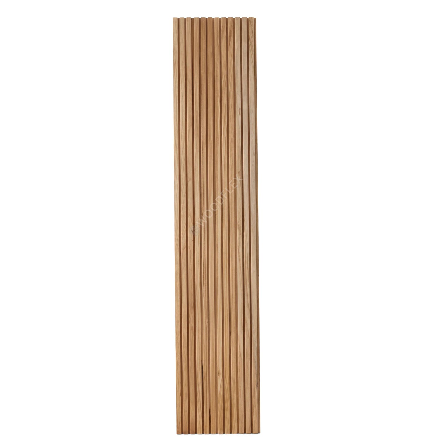 WOODFLEX Outdoor & Indoor Solid Hard Wood Slat Wall Ceiling Pool Fence Cladding - Paulownia - 3000mm x 545mm