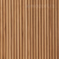 WOODFLEX Flexible Solid Paulownia Wood Slat Wall Panel - 2700mm x 600mm - Wave