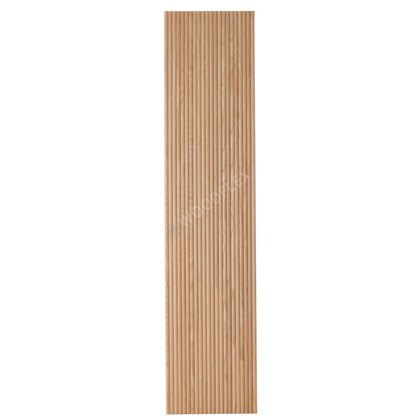 WOODFLEX Flexible Wooden Slat Wall Panel - Oak Veneer - 3000mm x 600mm - Half Round
