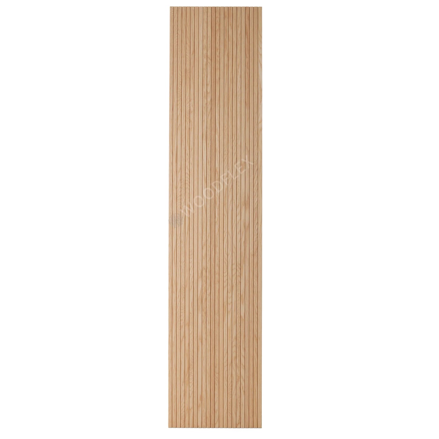 WOODFLEX Flexible Wooden Slat Wall Panel - Oak Veneer - 3000mm x 600mm - Trapezium
