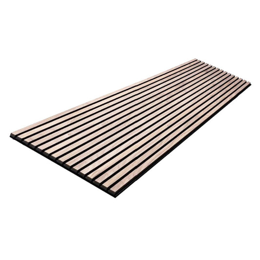 WOODFLEX Flexible Acoustic Wood Slat Wall Panel, Oak Veneer - 2700mm x 600mm