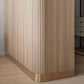 WOODFLEX Flexible Wooden Slat Wall Panel - Oak Veneer - 2700mm x 600mm - Trapezium