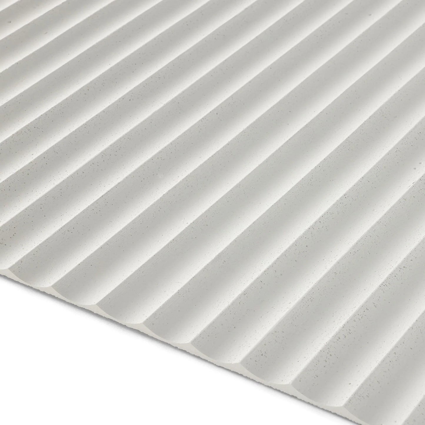 WOODFLEX Flexible SOFT STONE PANEL - RIPPLE BOARD White - 2700x600mm