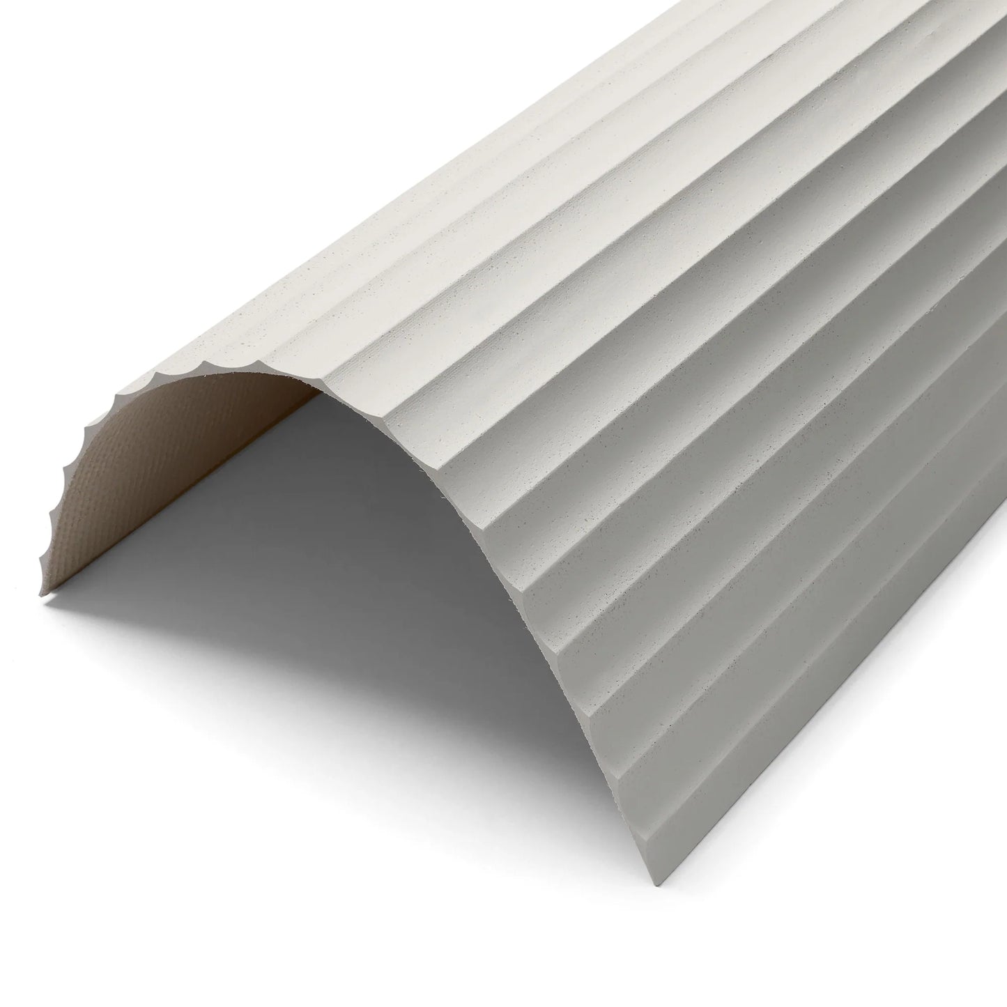 WOODFLEX Flexible SOFT STONE PANEL - RIPPLE BOARD White - 2700x600mm