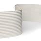 WOODFLEX Flexible SOFT STONE PANEL - RIPPLE BOARD White - 2700x600mm