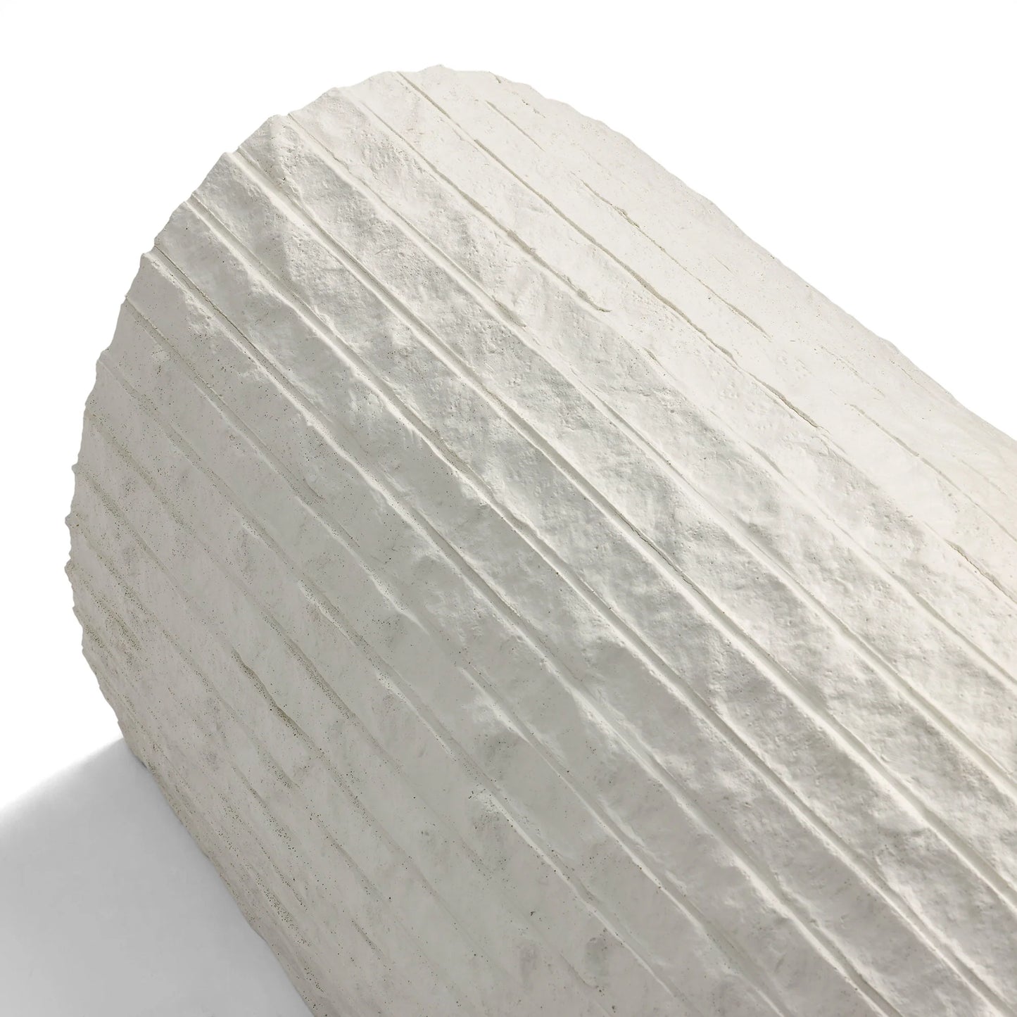 WOODFLEX FLEXIBLE SOFT STONE PANEL - ROUGH LINE White - 1200 x 600mm