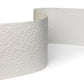 WOODFLEX FLEXIBLE SOFT STONE PANEL - ROUGH LINE White - 1200 x 600mm