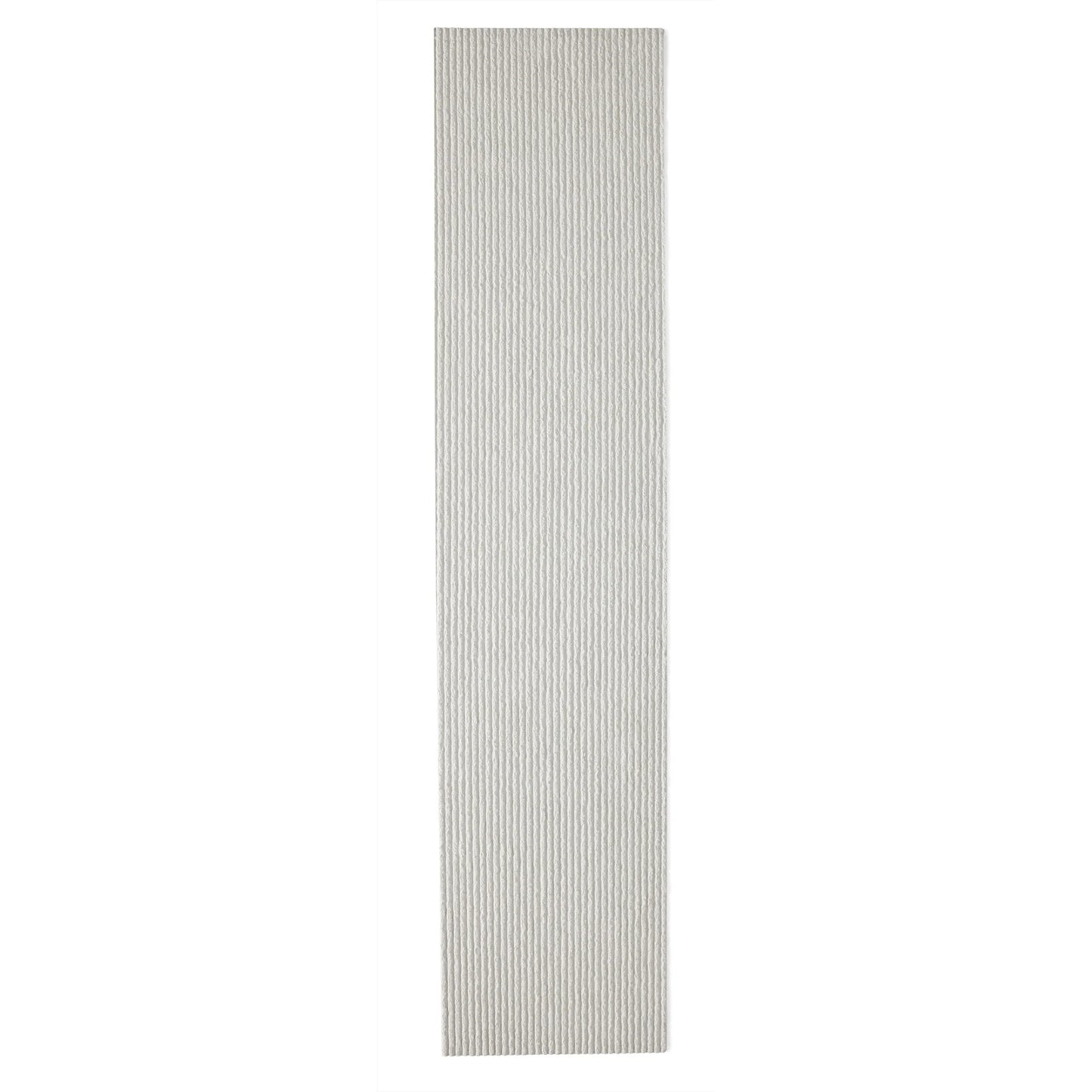 WOODFLEX  Flexible SOFT STONE PANEL - ROUNDED LINE White - 2700 x 600mm