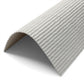 WOODFLEX  Flexible SOFT STONE PANEL - ROUNDED LINE White - 2700 x 600mm
