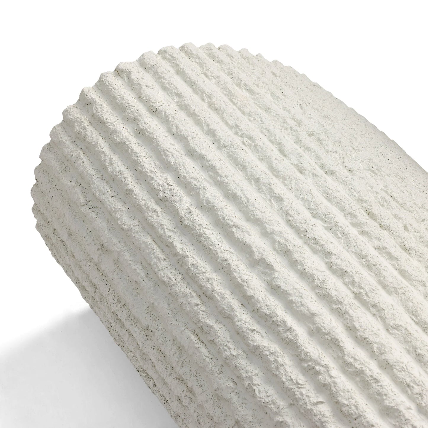 WOODFLEX  Flexible SOFT STONE PANEL - ROUNDED LINE White - 2700 x 600mm