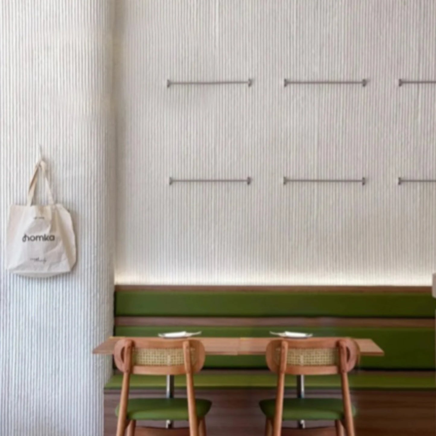 WOODFLEX  Flexible SOFT STONE PANEL - ROUNDED LINE White - 2700 x 600mm
