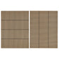 Square WOODFLEX Acoustic Wood Slat Wall Tiles - Oak Veneer - 4pc Set