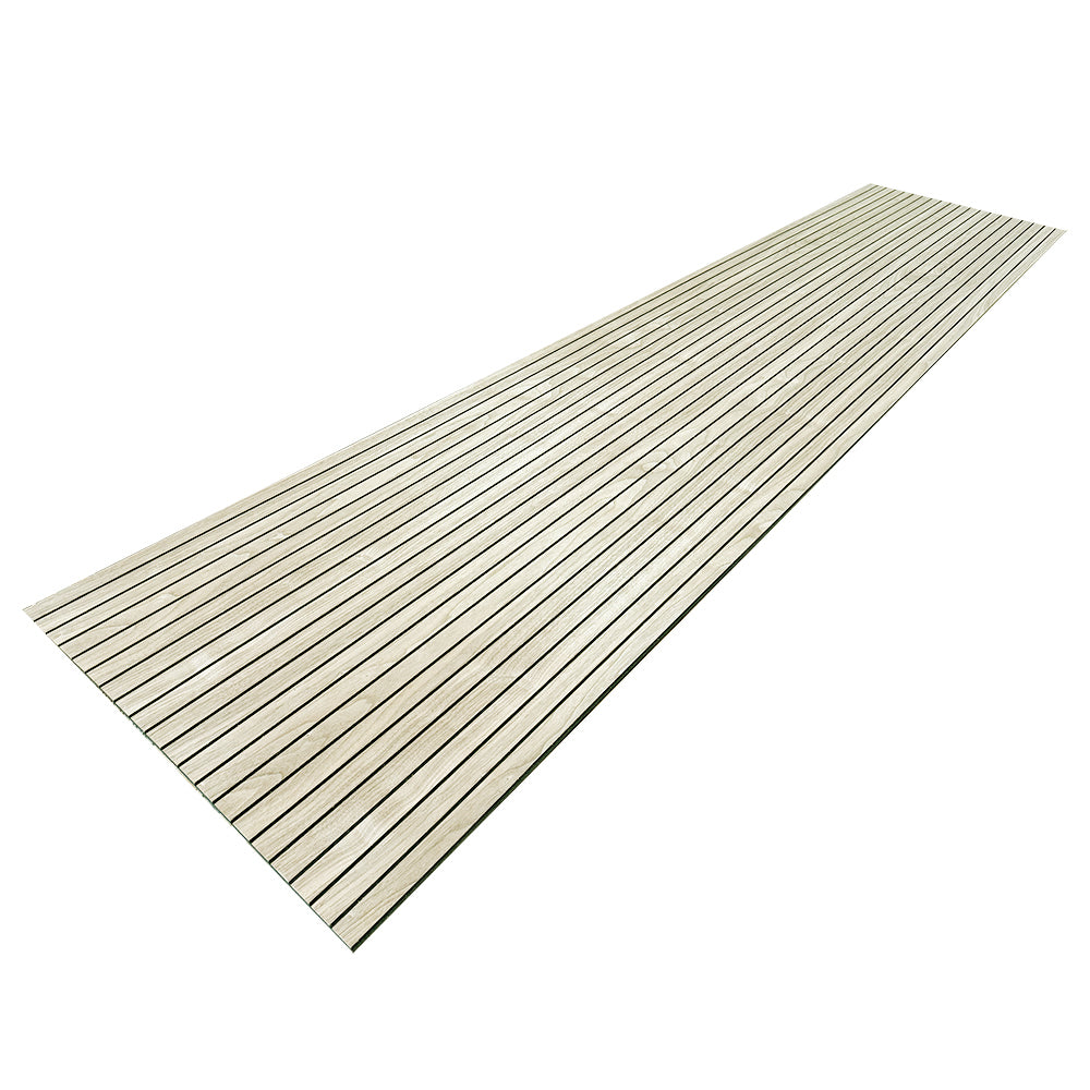 WOODFLEX Flexible Acoustic Wood Slat Wall Panel, Oak Veneer - 2700mm x 600mm - SLIM