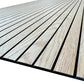 WOODFLEX Flexible Acoustic Wood Slat Wall Panel, Oak Veneer - 2700mm x 600mm - SLIM