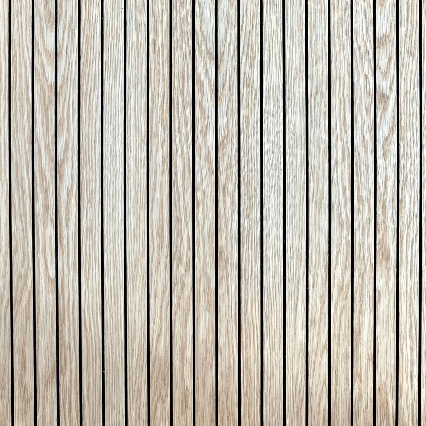 WOODFLEX Flexible Acoustic Wood Slat Wall Panel, Oak Veneer - 2700mm x 600mm - SLIM