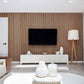 WOODFLEX Flexible Acoustic Wood Slat Wall Panel, Oak Veneer - 2700mm x 600mm