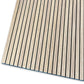 WOODFLEX Flexible Acoustic Wood Slat Wall Panel, Oak Veneer - 2700mm x 600mm - SLIM