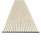 WOODFLEX Flexible Acoustic Wood Slat Wall Panel, Oak Veneer - 2700mm x 600mm - SLIM