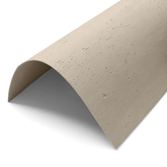 WOODFLEX  Flexible SOFT STONE PANEL - TRAVERTINE - 1200 x 600mm