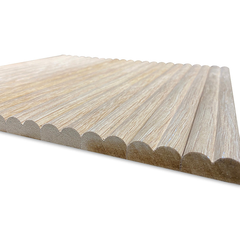 WOODFLEX Flexible Wooden Slat Wall Panel - Oak Veneer - 2700mm x 600mm - Slats