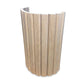 WOODFLEX Flexible Wooden Slat Wall Panel - Oak Veneer - 2700mm x 600mm - Trapezium