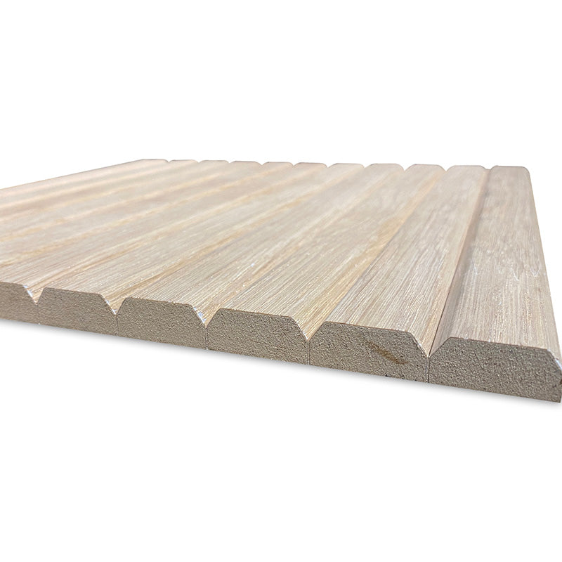 WOODFLEX Flexible Wooden Slat Wall Panel - Oak Veneer - 2700mm x 600mm - Platforms