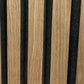 WOODFLEX Flexible Acoustic Wood Slat Wall Panel, Walnut Veneer - 2700mm x 600mm