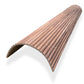 WOODFLEX Flexible Wooden Slat Wall Panel - Walnut Veneer - 2700mm - Half Round 27mm