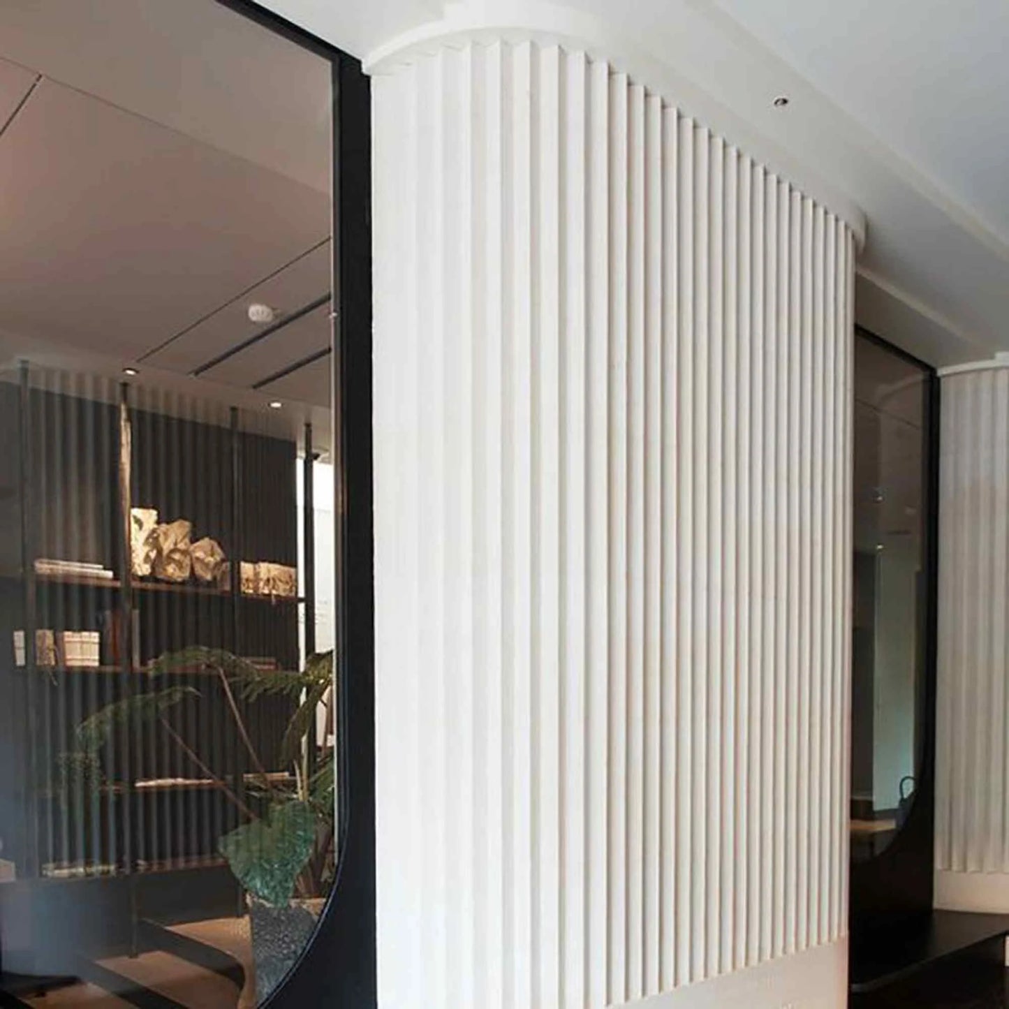 WOODFLEX WHITE PRIMED FLEXIBLE - WAVE 46 - 2700mm x 600mm