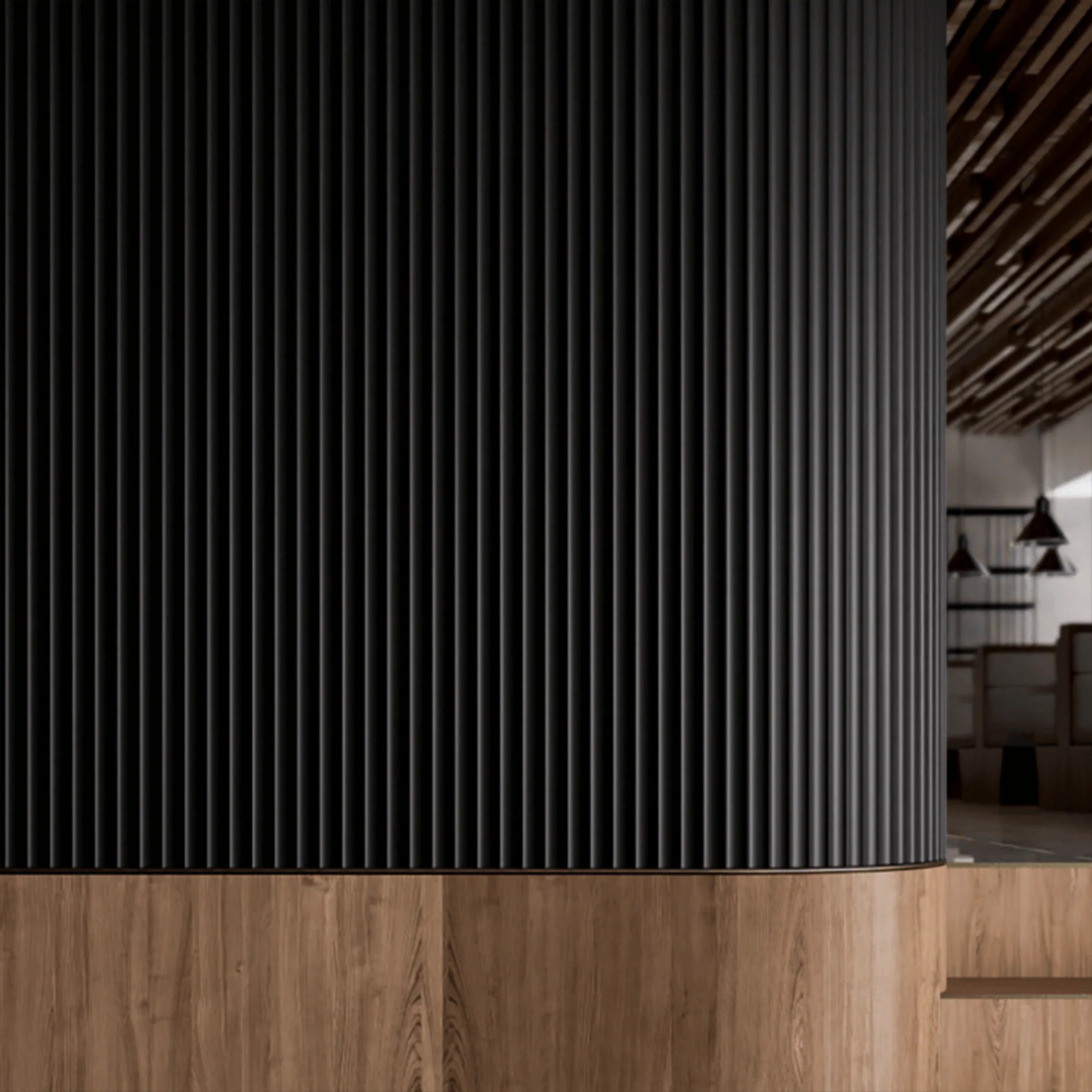 WOODFLEX WHITE PRIMED FLEXIBLE - WAVE 30 - 2700mm x 600mm