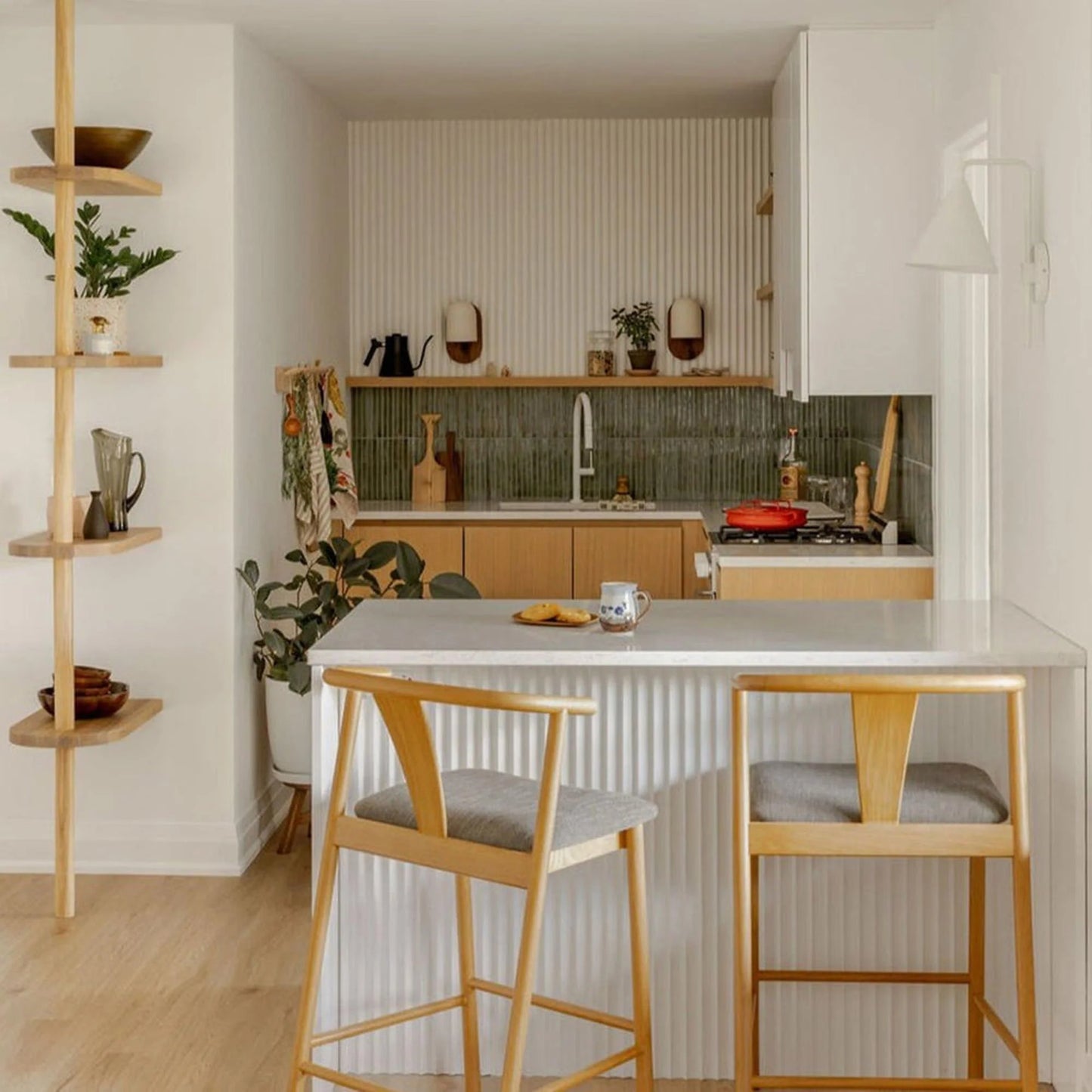 WOODFLEX WHITE PRIMED FLEXIBLE - WAVE 30 - 2700mm x 600mm