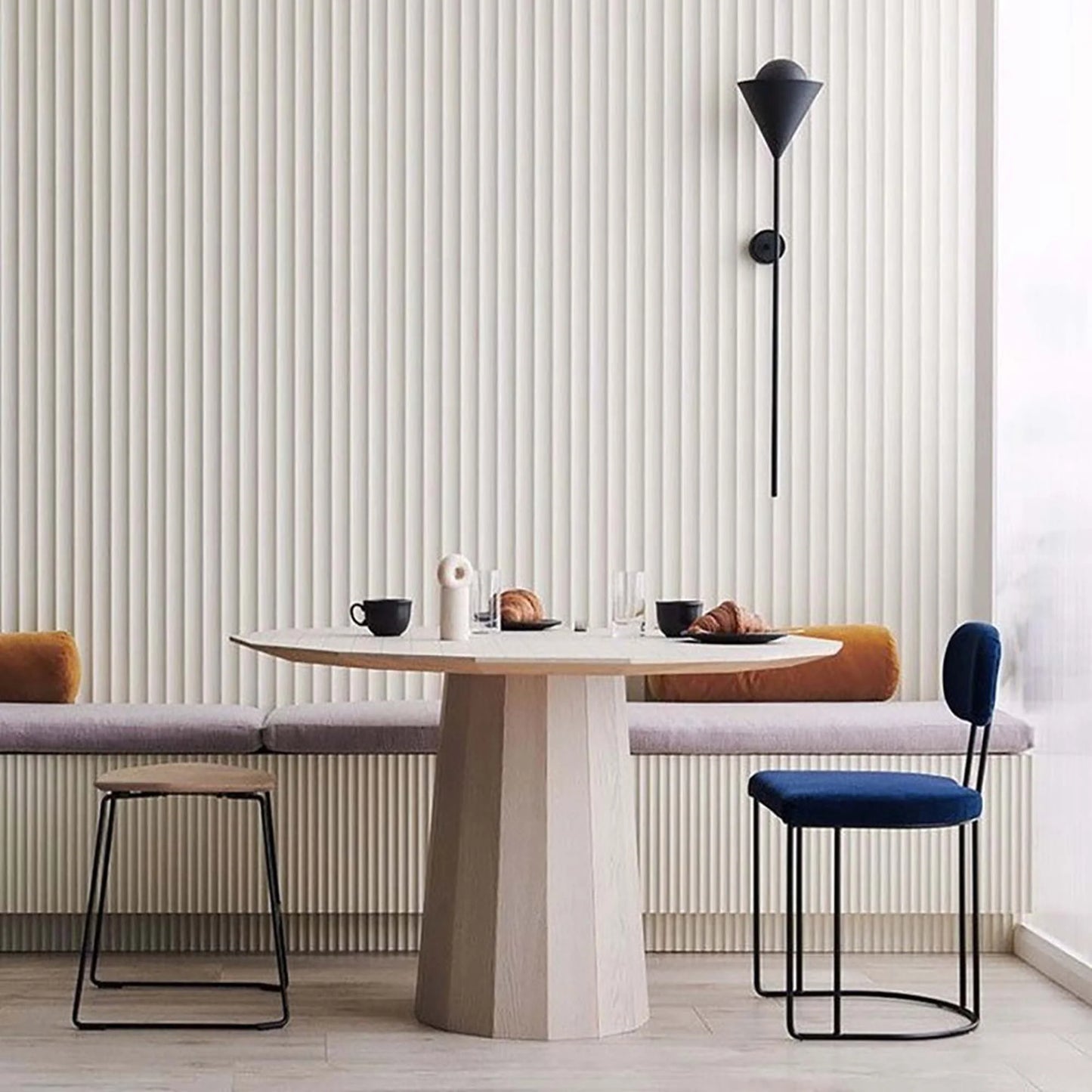WOODFLEX WHITE PRIMED FLEXIBLE - WAVE 30 - 2700mm x 600mm