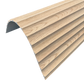 WOODFLEX® FLOW Flexible Wooden Wall Panel - Oak Veneer - 2700mm x 600mm - Wave 37.5mm